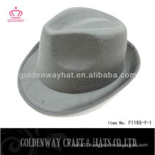 Mens Grey Fedora Hat cheap felt hats promotional design